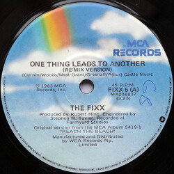 The Fixx One Thing Leads To Another (Re-mix Version) USED VINYL 7INCH 45 RPM SINGLE