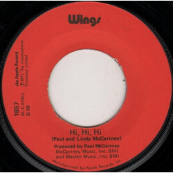 Wings (2) Hi, Hi, Hi / C Moon VINYL 7" USED