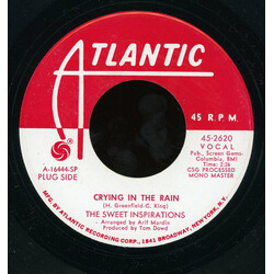 The Sweet Inspirations Crying In The Rain / Everyday Will Be Like A Holiday USED VINYL 7INCH 45 RPM PROMO