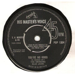 The Swinging Blue Jeans You're No Good USED VINYL 7INCH 45 RPM SINGLE