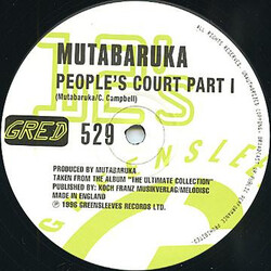 Mutabaruka People's Court Vinyl 12" USED