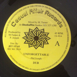 Phil Joseph Unforgettable Vinyl 12" USED