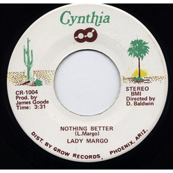 Lady Margo Nothing Better / I Enjoy Loving You Vinyl 7" USED
