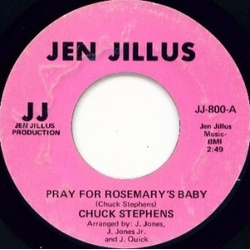 Chuck Stephens Pray For Rosemary's Baby Vinyl 7" USED