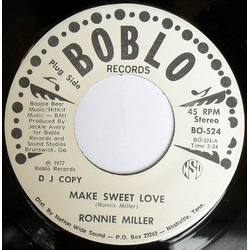 Ronnie Miller (3) Make Sweet Love Vinyl 7" USED