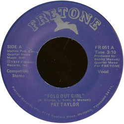 Pat Taylor (2) Fold Out Girl Vinyl 7" USED