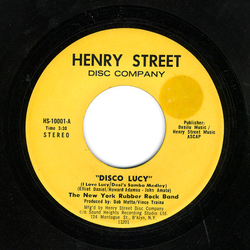 The New York Rubber Rock Band Disco Lucy / High Time Vinyl 7" USED