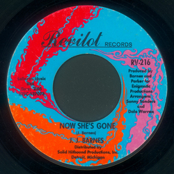 J. J. Barnes Now She's Gone / Hold On To It Vinyl 7" USED