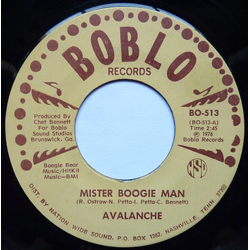 Avalanche (17) Mister Boogie Man / You Know My Love Vinyl 7" USED