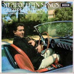 Giuseppe Di Stefano / The New Symphony Orchestra Of London / Iller Pattacini Neapolitan Songs Vinyl LP USED