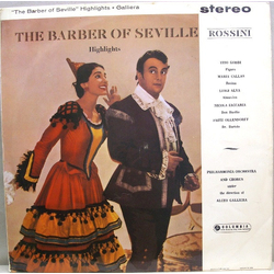 Gioacchino Rossini The Barber Of Seville - Highlights Vinyl LP USED