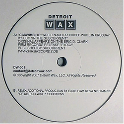 Eric D. Clark G Movimente Vinyl 12" USED