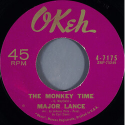 Major Lance The Monkey Time / Mama Didn't Know USED VINYL 7INCH 45 RPM SINGLE STYRENE