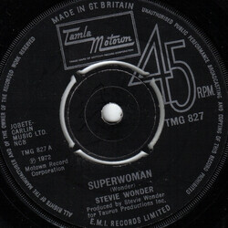 Stevie Wonder Superwoman USED VINYL 7INCH 45 RPM SINGLE