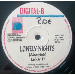 Lukie D / Michael Buckley (2) Lonely Nights / World Without End Vinyl 12" USED