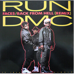 Run-DMC Faces / Back From Hell (Remix) VINYL 12" USED