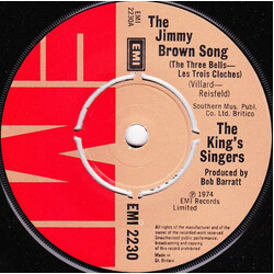 The King's Singers The Jimmy Brown (The Three Bells - Les Trois Cloches) USED VINYL 7INCH SINGLE