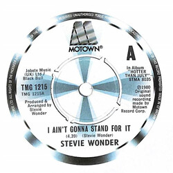 Stevie Wonder I Ain't Gonna Stand For It USED VINYL 7INCH 45 RPM SINGLE