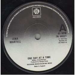 Lena Martell One Day At A Time USED VINYL 7INCH 45 RPM SINGLE