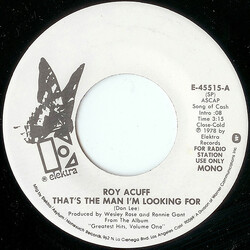 Roy Acuff That's The Man I'm Looking For USED VINYL 7INCH 45 RPM PROMO