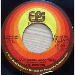 Syl Johnson Goodie Goodie Good Times / Love Baby Vinyl 7" USED