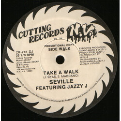 Seville / Jazzy Jay Take A Walk USED VINYL 12INCH PROMO 33 S RPM