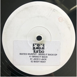 Mateo Murphy Bringing It Back EP USED VINYL 12INCH WHITE LABEL
