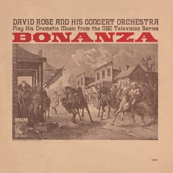 David Rose & His Orchestra Plays His Dramatic Music From The NBC Television Series Bonanza Vinyl LP USED