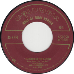 André Kostelanetz And His Orchestra Slaughter On Tenth Avenue / Lover USED VINYL 7INCH 45 RPM REISSUE STYRENE