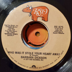 Barbara Dickson Who Was It Stole Your Heart Away USED VINYL 7INCH 45 RPM