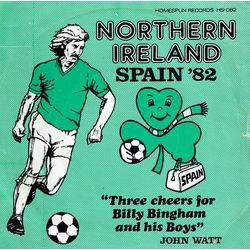 John Watt (8) Northern Ireland V Spain '82 Vinyl 7" USED