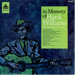Hank Williams With His Drifting Cowboys In Memory Of Hank Williams Vinyl LP USED