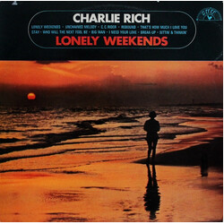 Charlie Rich Lonely Weekends Vinyl LP USED