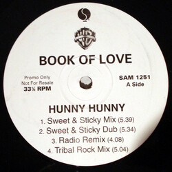 Book Of Love Hunny Hunny / Chatterbox (Pt. 2) USED VINYL PROMO 12INCH
