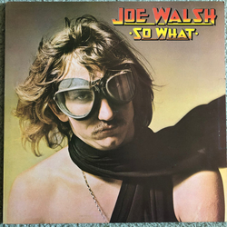 Joe Walsh So What Vinyl LP USED