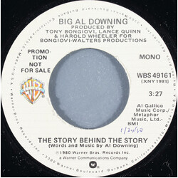Al Downing The Story Behind The Story USED VINYL 7INCH 45 RPM PROMO STEREO MONO