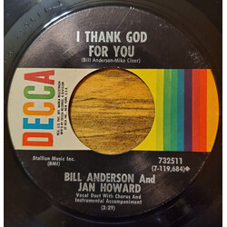 Bill & Jan If It's All The Same To You USED VINYL 7INCH 45 RPM