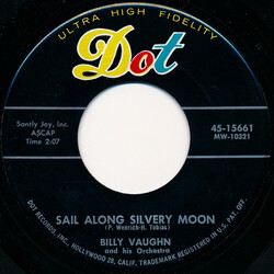Billy Vaughn And His Orchestra Sail Along Silvery Moon / Raunchy USED VINYL 7INCH 45 RPM SINGLE