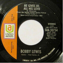 Bobby Lewis (6) He Gives Us All His Love USED VINYL 7INCH PROMO STEREO MONO