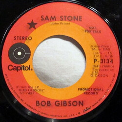 Bob Gibson Sam Stone USED VINYL 7INCH 45 RPM SINGLE PROMO
