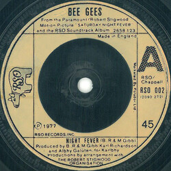 Bee Gees Night Fever USED VINYL 7INCH 45 RPM SINGLE