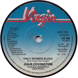 Julie Covington Only Women Bleed Vinyl 7" USED