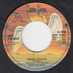 Dave Edmunds Singing The Blues USED VINYL 7INCH SINGLE 45 RPM