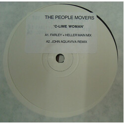 The People Movers C Lime Woman USED VINYL 12INCH PROMO WHITE LABEL
