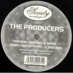 The Producers Untitled USED VINYL 12INCH 33 S RPM
