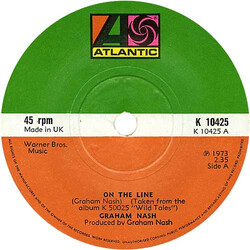 Graham Nash On The Line USED VINYL 7INCH 45 RPM