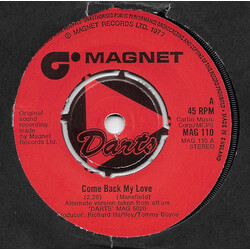 Darts Come Back My Love USED VINYL 7INCH 45 RPM SINGLE STEREO
