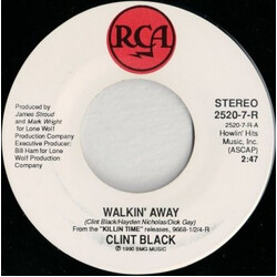 Clint Black Walkin' Away USED VINYL 7INCH 45 RPM SINGLE