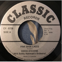 Dodie Stevens / Babs Tino Pink Shoe Laces / Forgive Me USED VINYL 7INCH 45 RPM SINGLE MONO