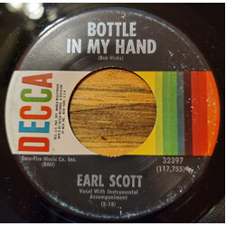 Earl Scott Bottle In My Hand USED VINYL 7INCH 45 RPM